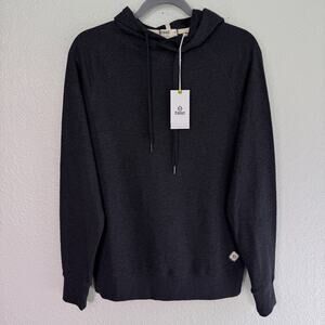 Tasc Stadium Hoodie Mens Small French Terry Cloth Pullover Grey Soft Comfort New